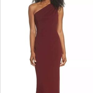 Katie May Angelina Crepe Column Bordeaux